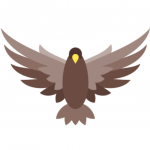 Strom selbst erzeugen - Freiheit Symbol - Adler mit ausgestreckten Flügeln