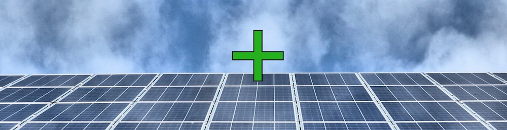 Die Vorteile: Solaranlage mieten in München mit einem grünen Plus und einer Solaranlage symbolisiert