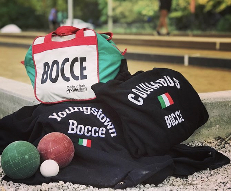 shirts and bocce balls