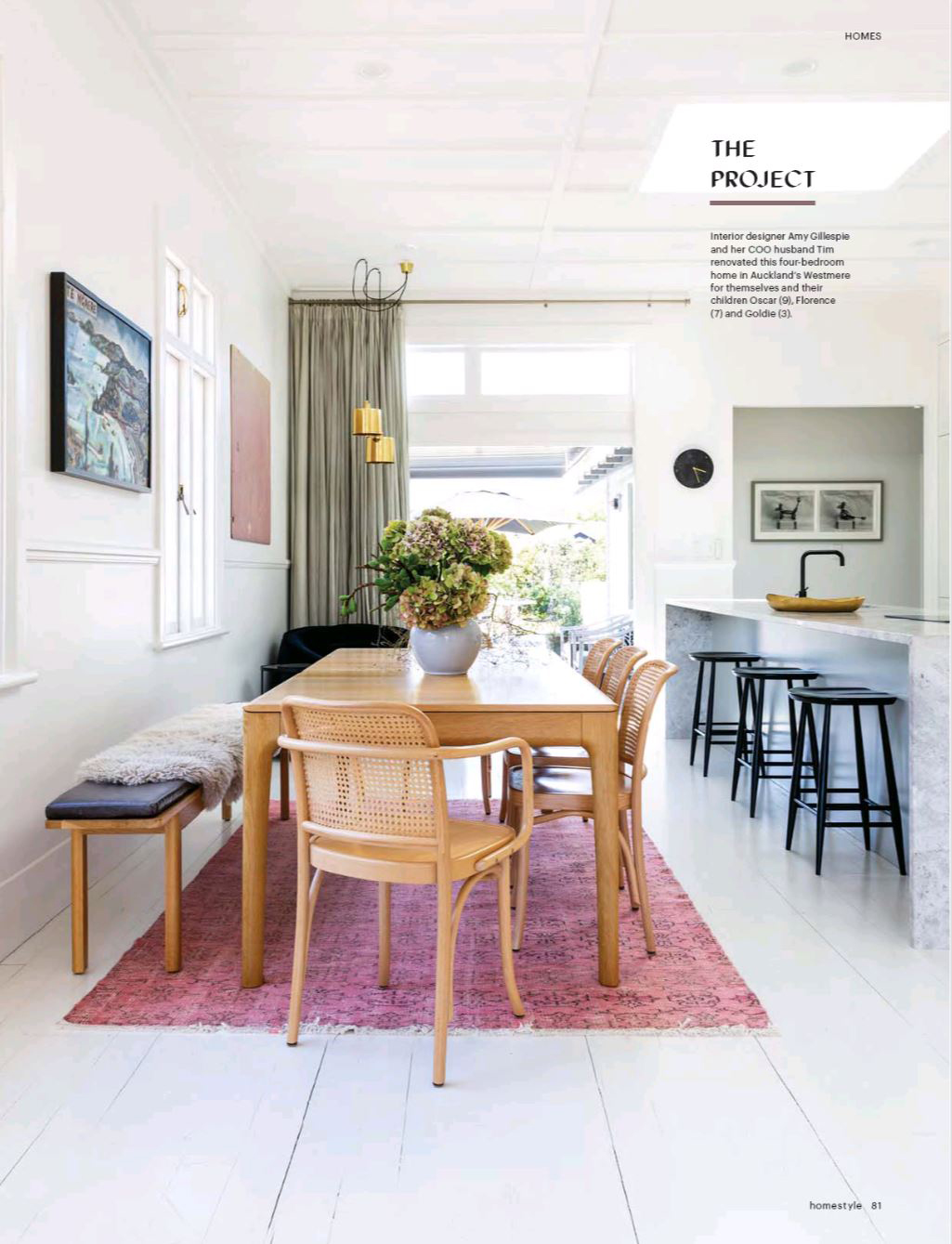 GOOD FORM — Interior Stylist Amy Gillespie featured in Homestyle Magazine