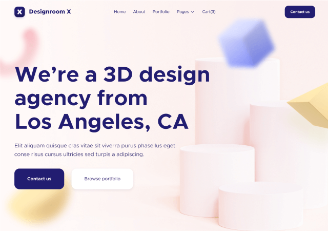 Designroom X - Design Agency Webflow Template By BRIX Templates