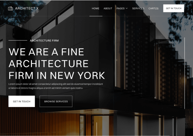 Architect X  - Architecture Firm Webflow Template By BRIX Templates
