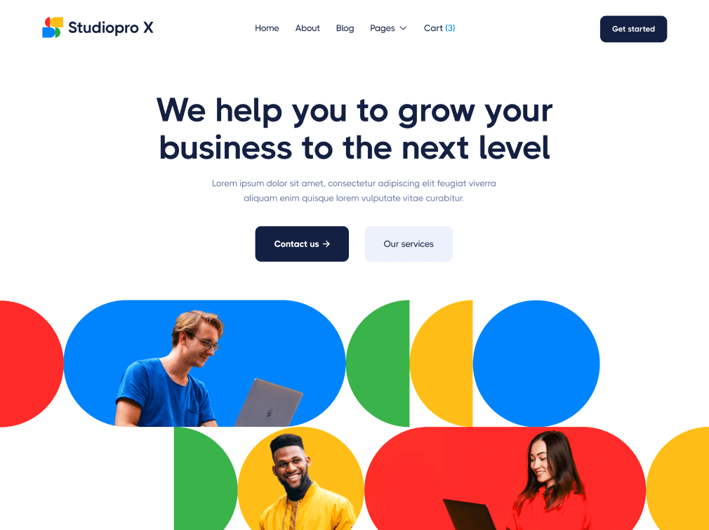 StudioPro X - Webflow Project