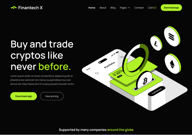 Finantech X - Webflow Agency Project
