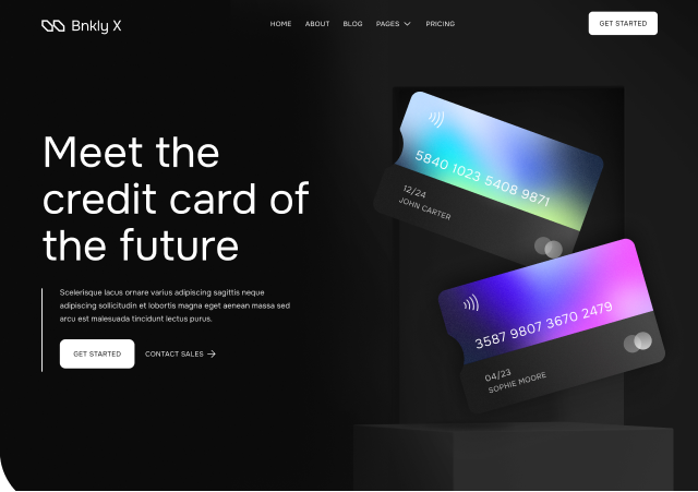 Bnkly X - Webflow Agency Project