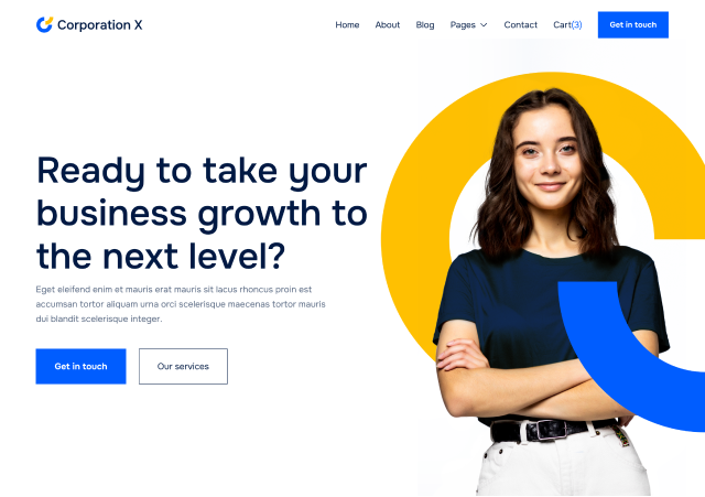 Corporation X - Webflow Agency Project