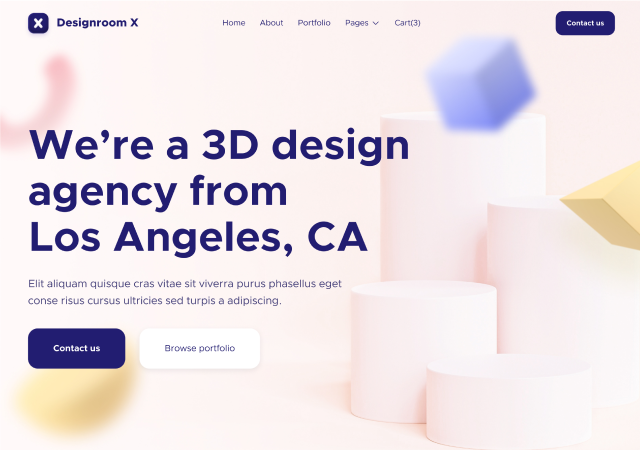Desigmroom X - Webflow Agency Project