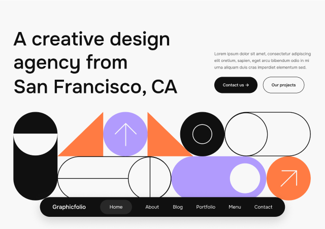 Graphicfolio X - Webflow Agency Project