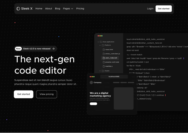 Sleek X - Webflow Agency Project