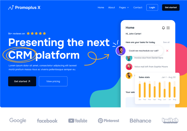 Promoplus X - Webflow Agency Project