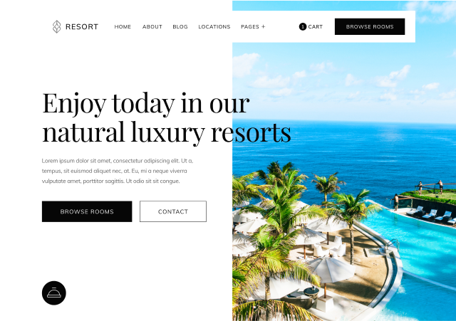 Resort - Webflow Agency Project