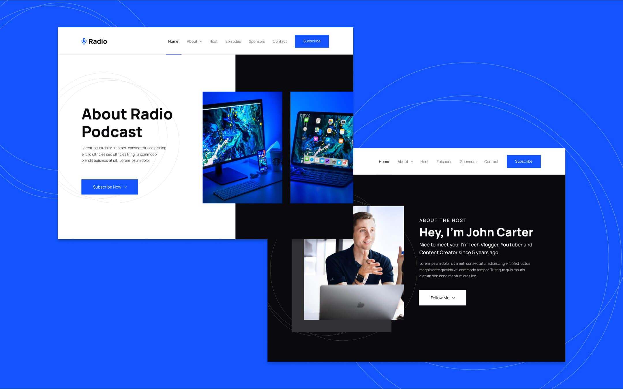 Radio Podcast Webflow Template