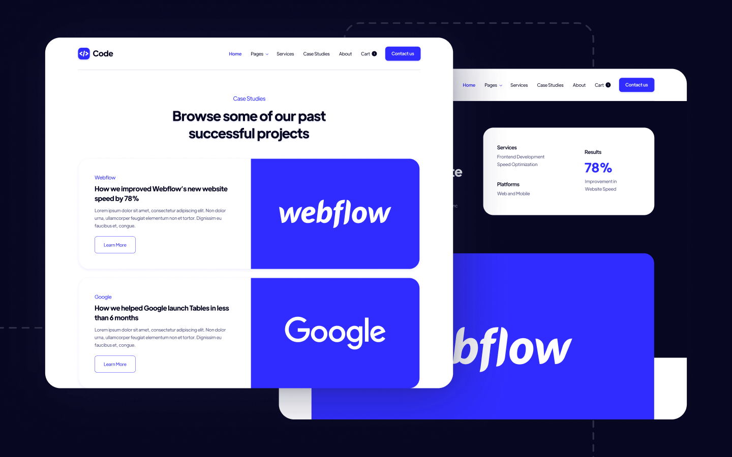 Development Agency Webflow Template - Code | BRIX Templates