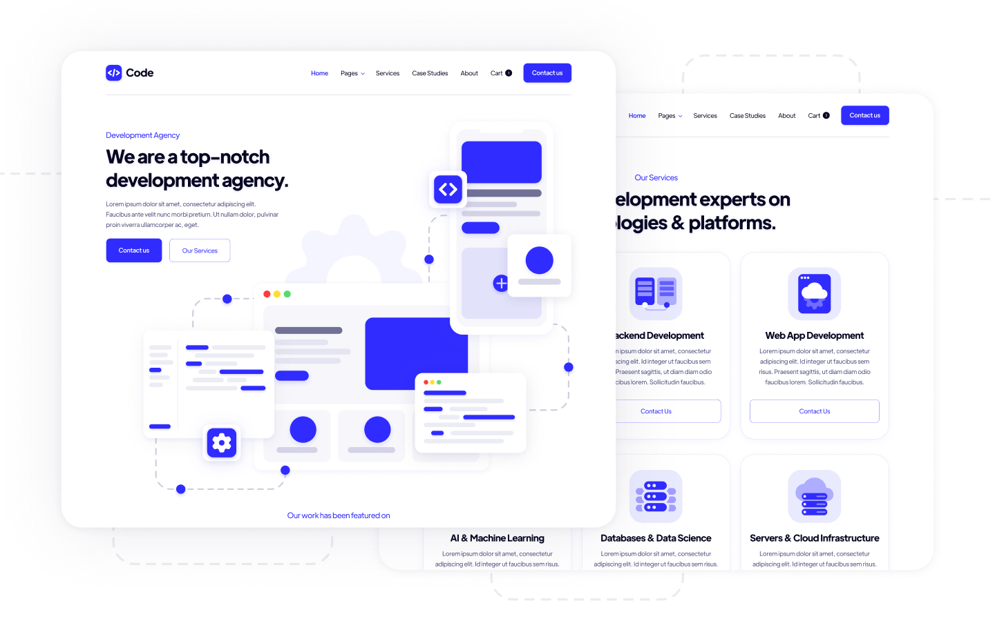 Development Agency Webflow Template - Code | BRIX Templates