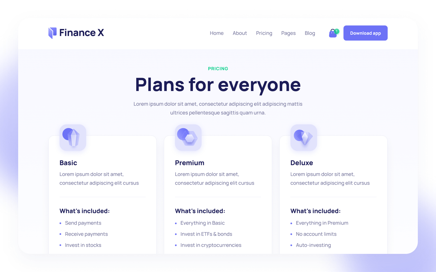 Finance & Fintech Webflow Template - Finance X | BRIX Templates