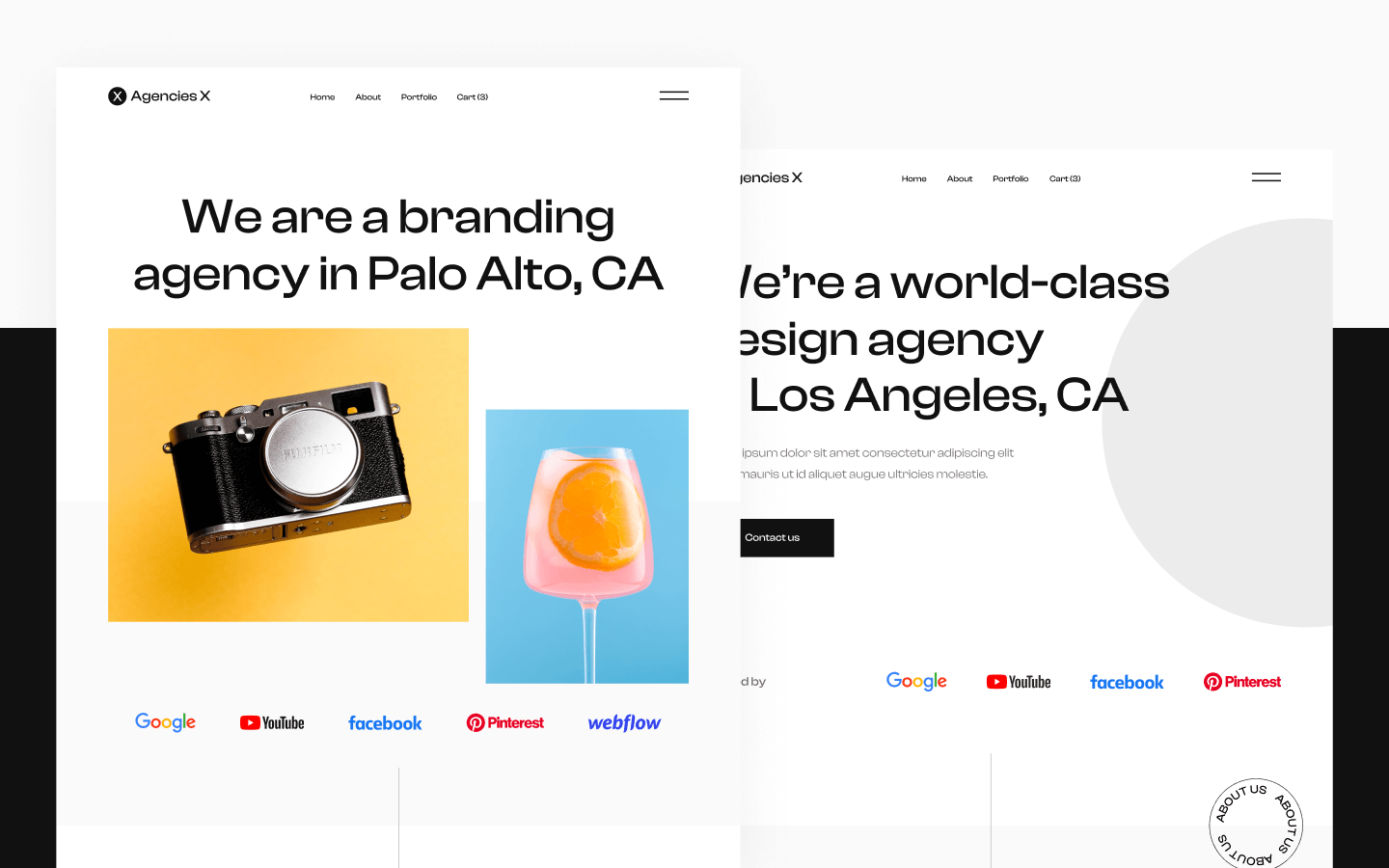 Creative Agency Webflow Template & UI Kit - Agencies X | BRIX Templates
