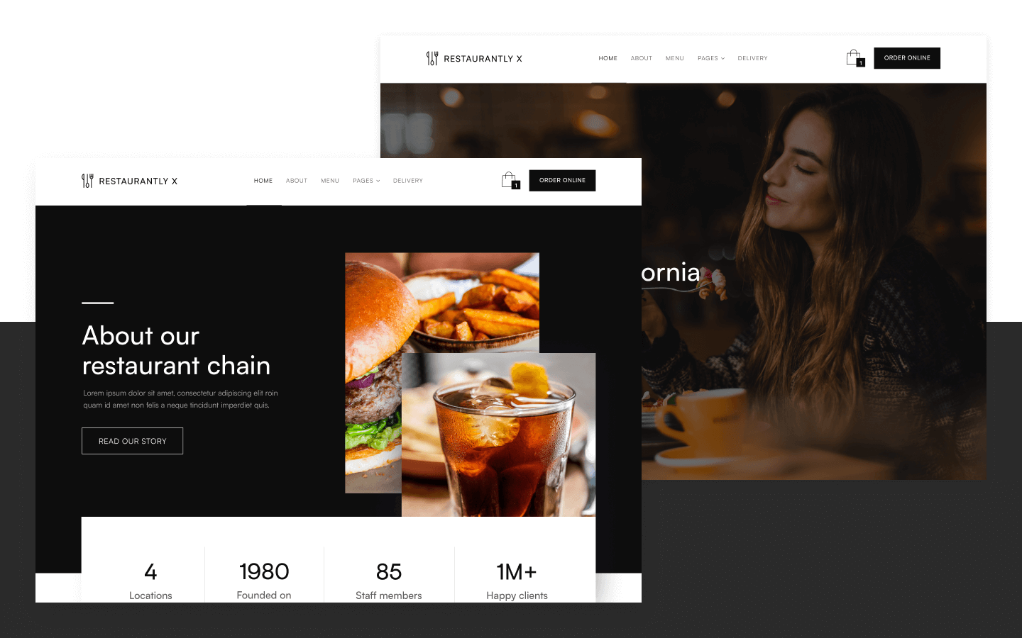 Restaurant Webflow Template & UI Kit - Restaurantly X | BRIX Templates