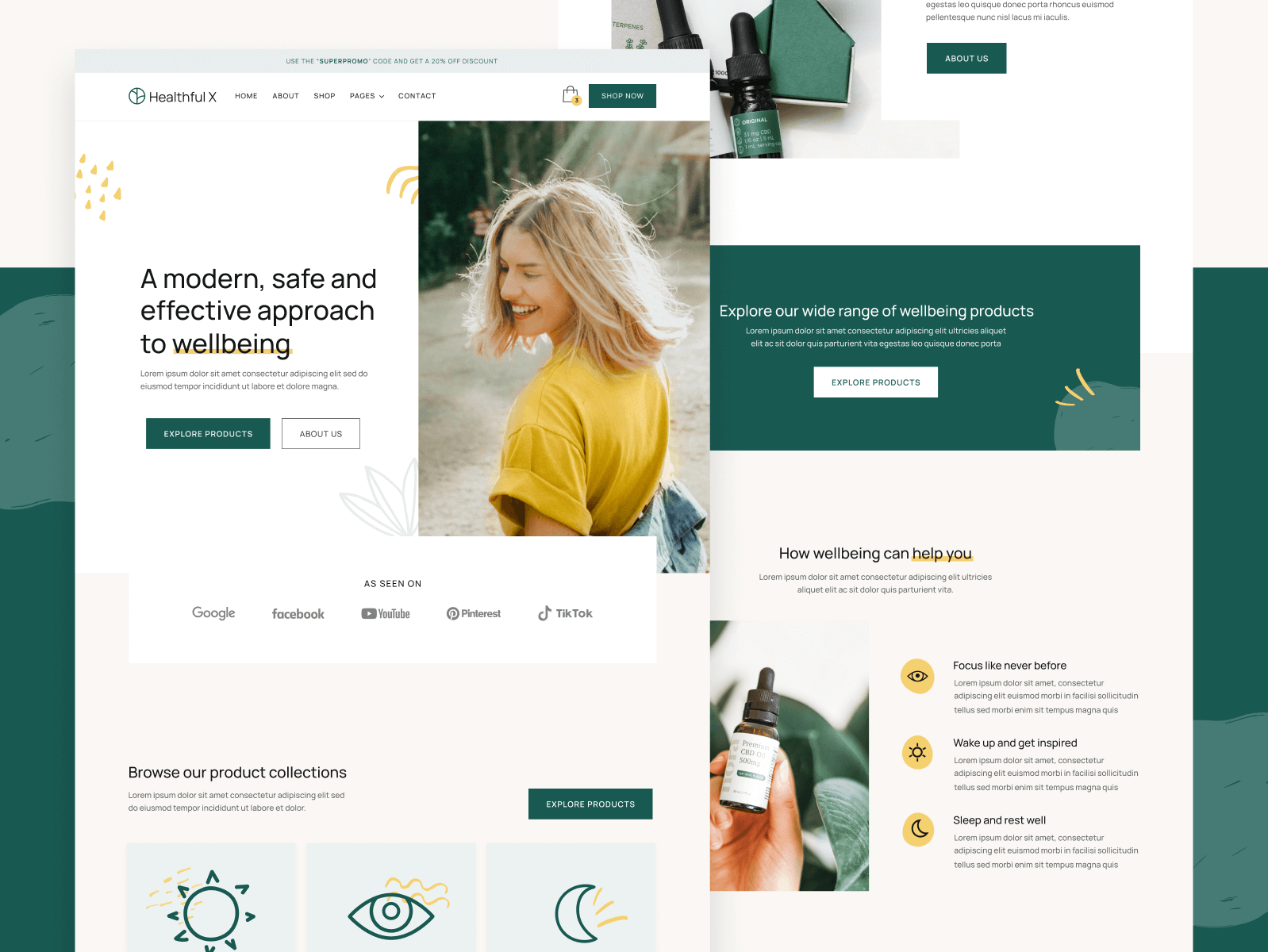 3 Beauty Wellness Webflow Templates Brix Templates