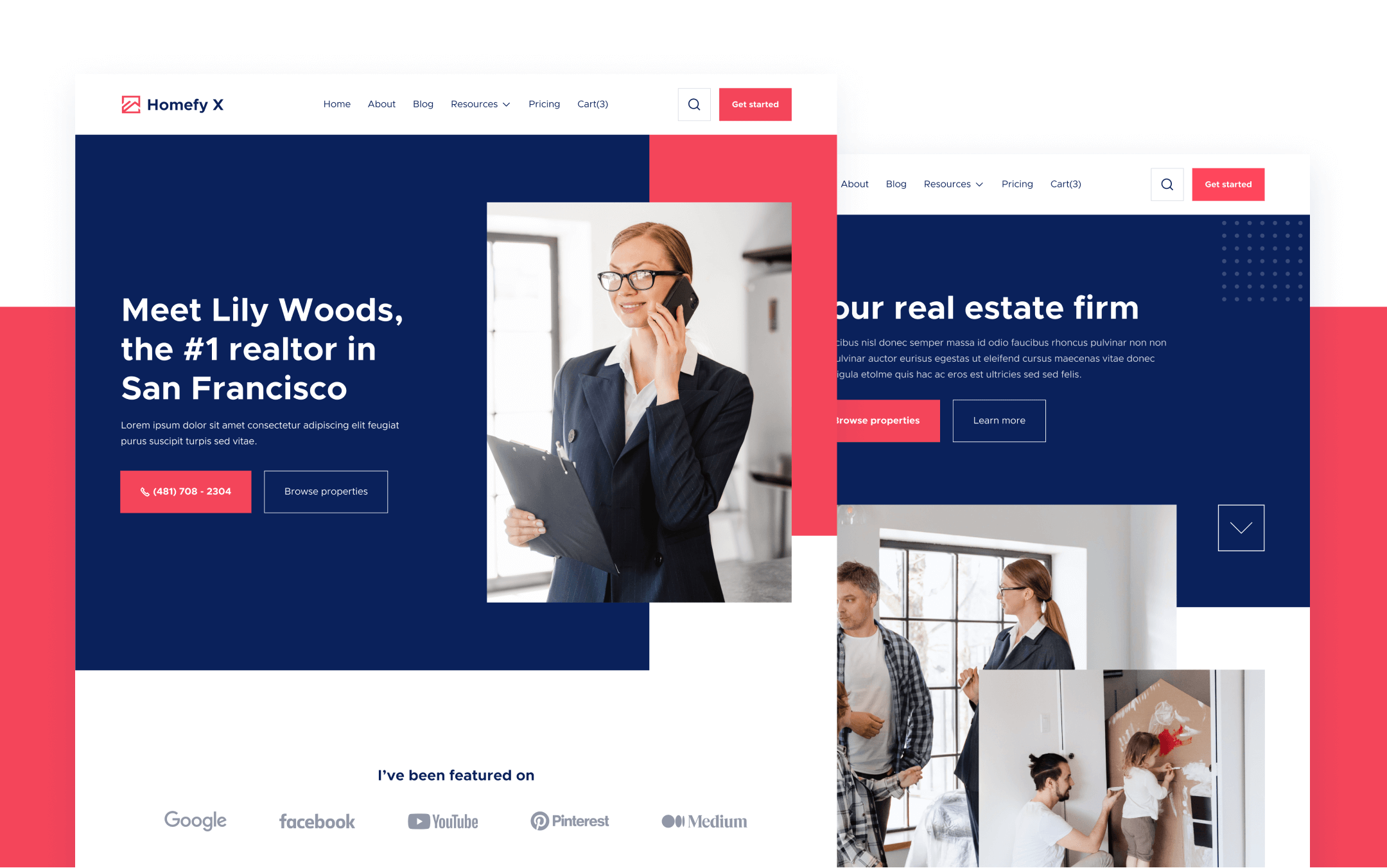 Real Estate Webflow Template - Homefy X | BRIX Templates