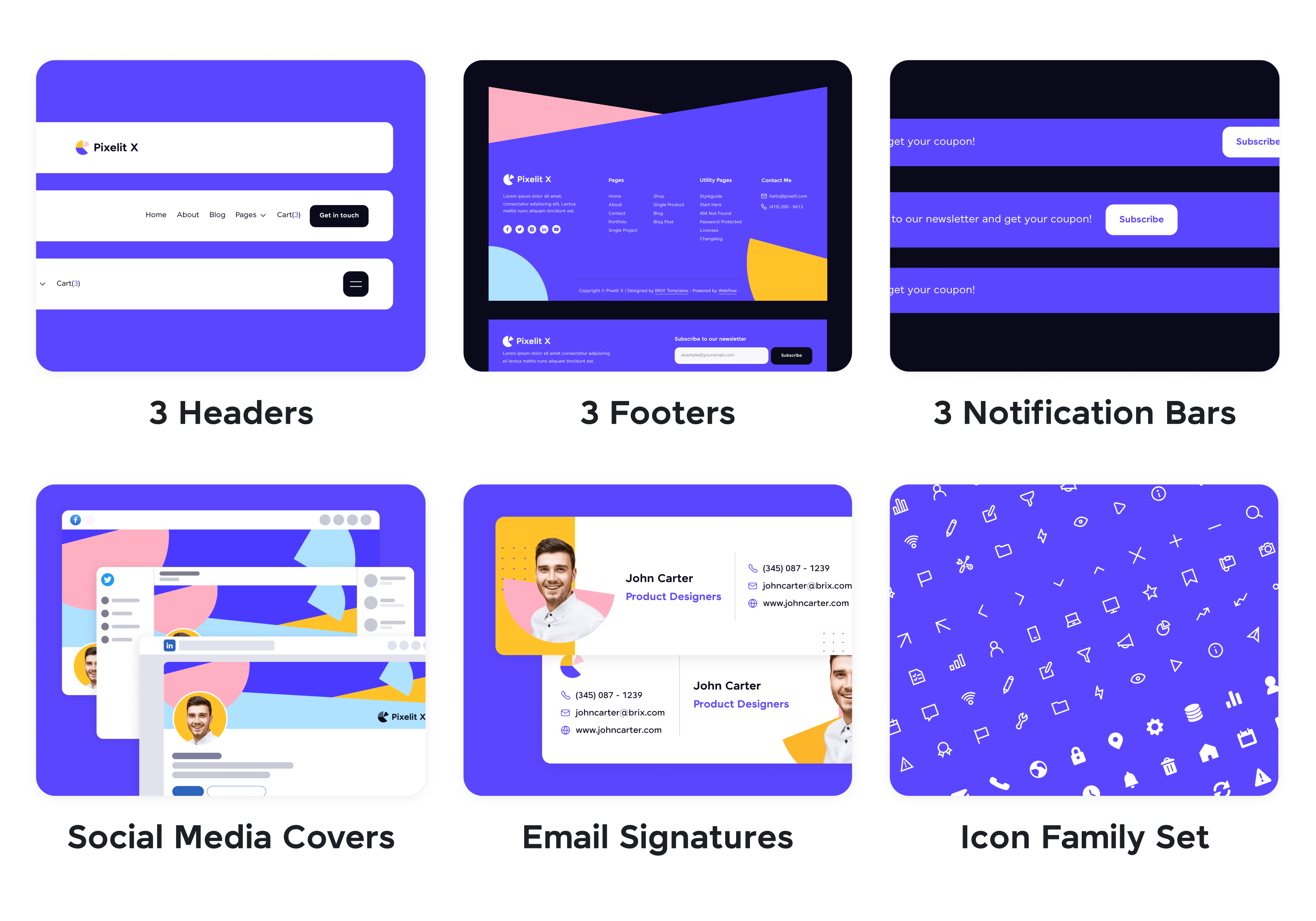 Pixelit X Design Portfolio Webflow Template Benefits