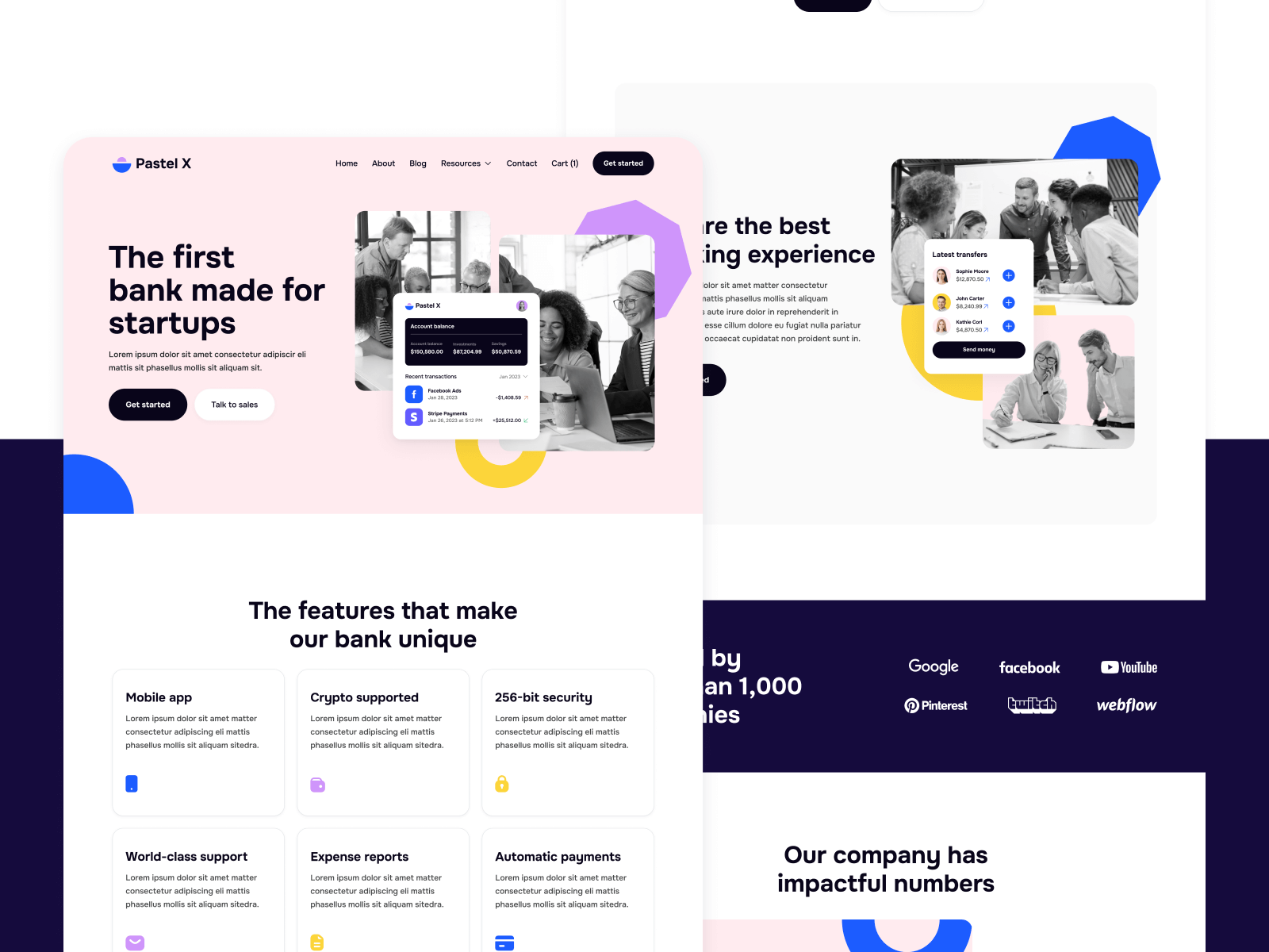 Modern Startup Webflow Template