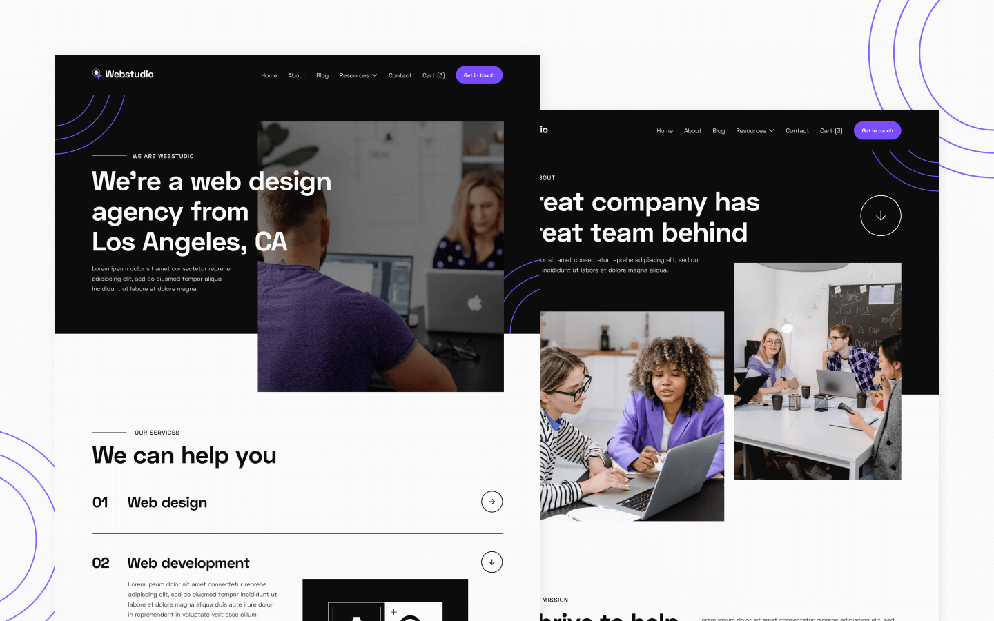 Web Design Agency Webflow Template