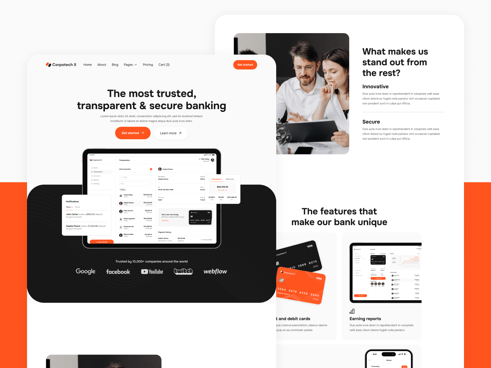 Corporation Webflow Template