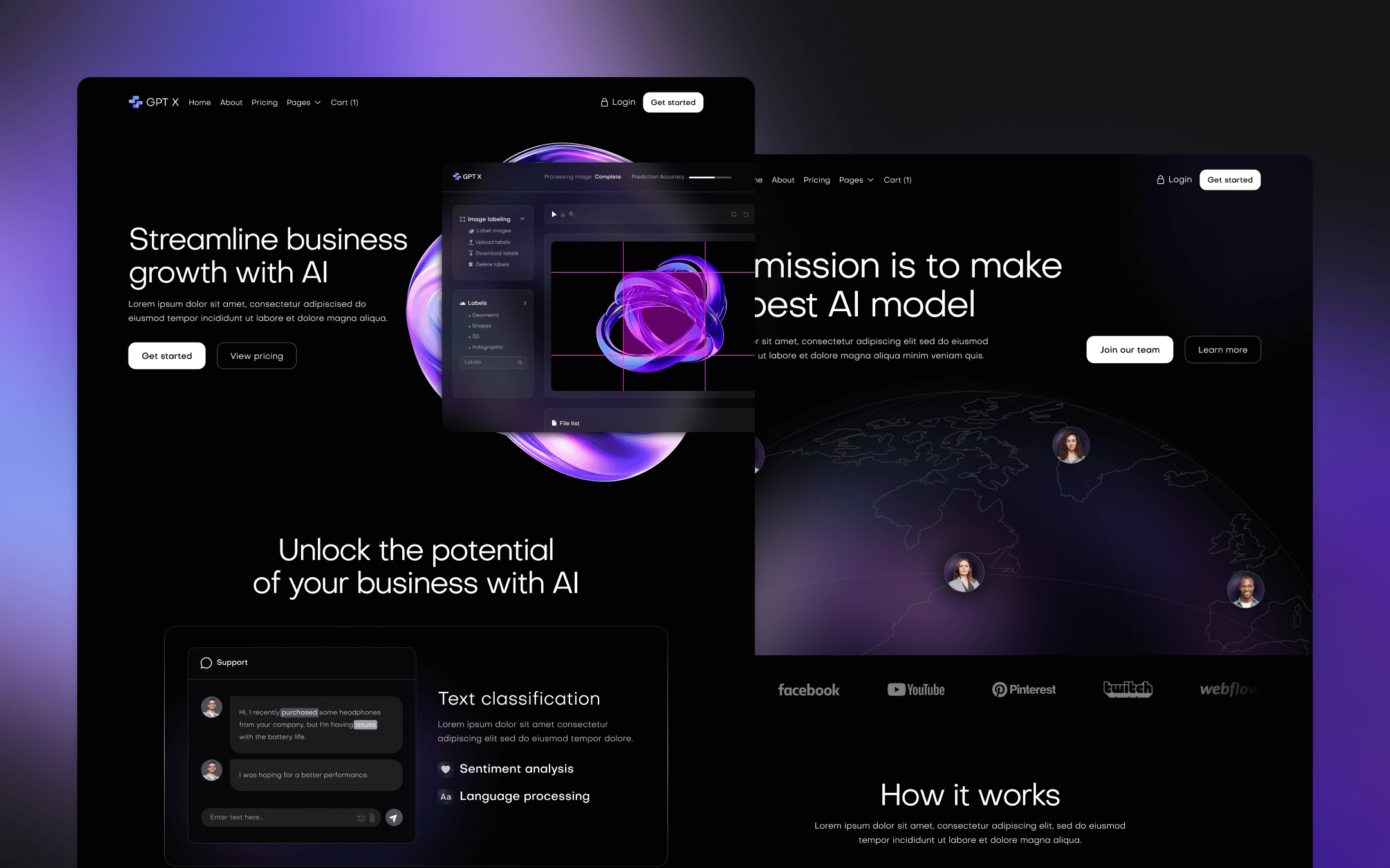 AI & Machine Learning Webflow Template - GPT X | BRIX Templates