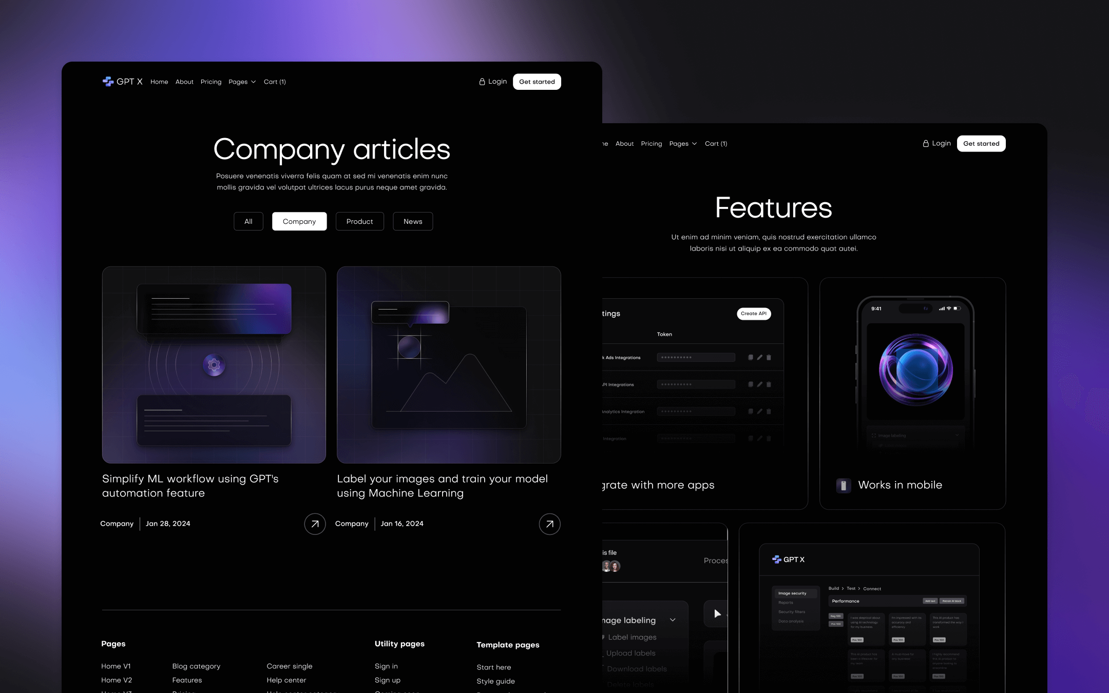 AI & Machine Learning Webflow Template - GPT X | BRIX Templates