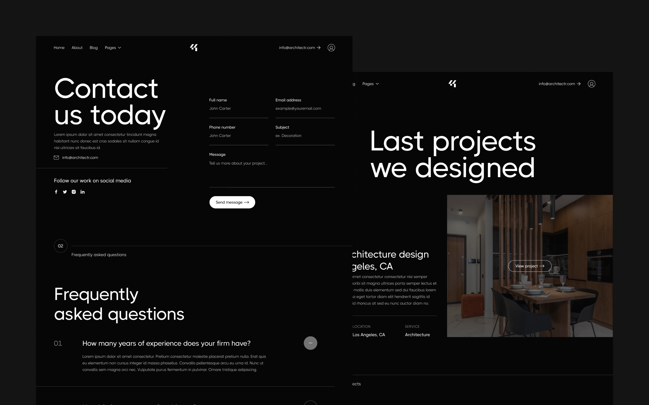 Architecture Firm Webflow Theme