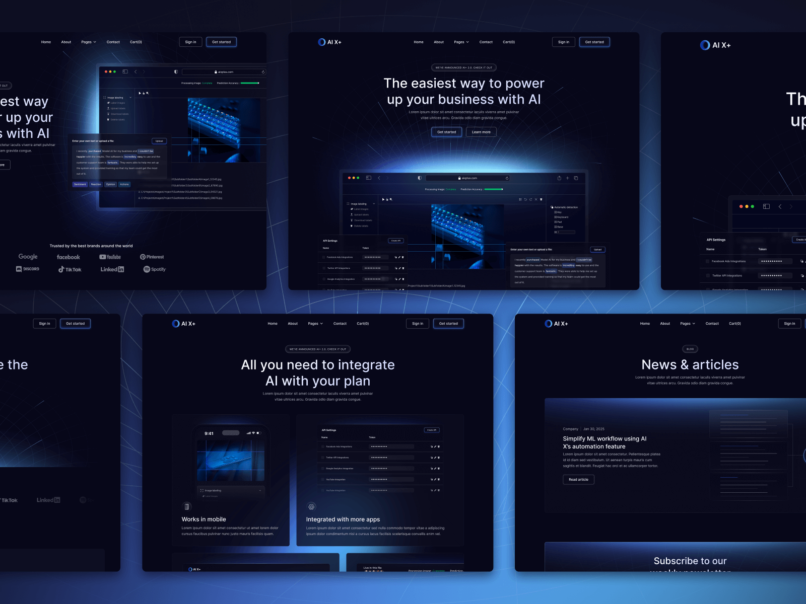 AI Webflow Template - AI X+ | BRIX Templates