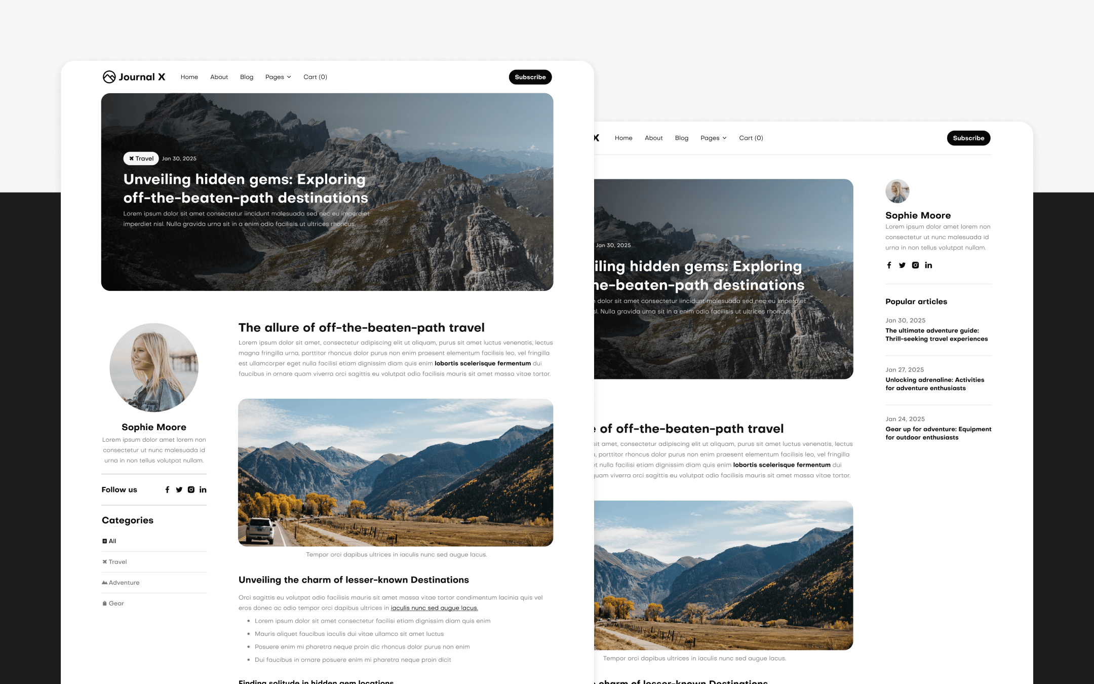 Blog Webflow Theme