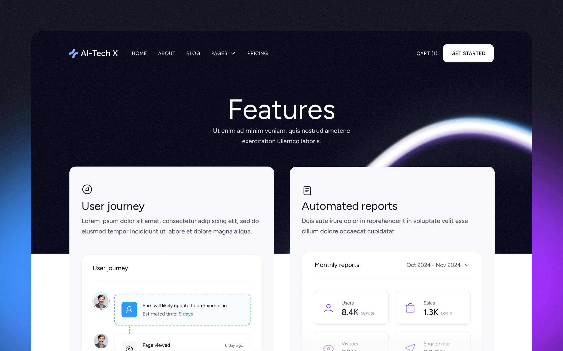 AI & ML Webflow Template - AI-Tech X | BRIX Templates