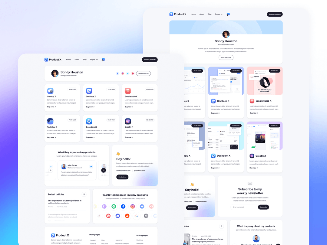 Virtual and Local Conference Webflow Template - Conference X | BRIX ...