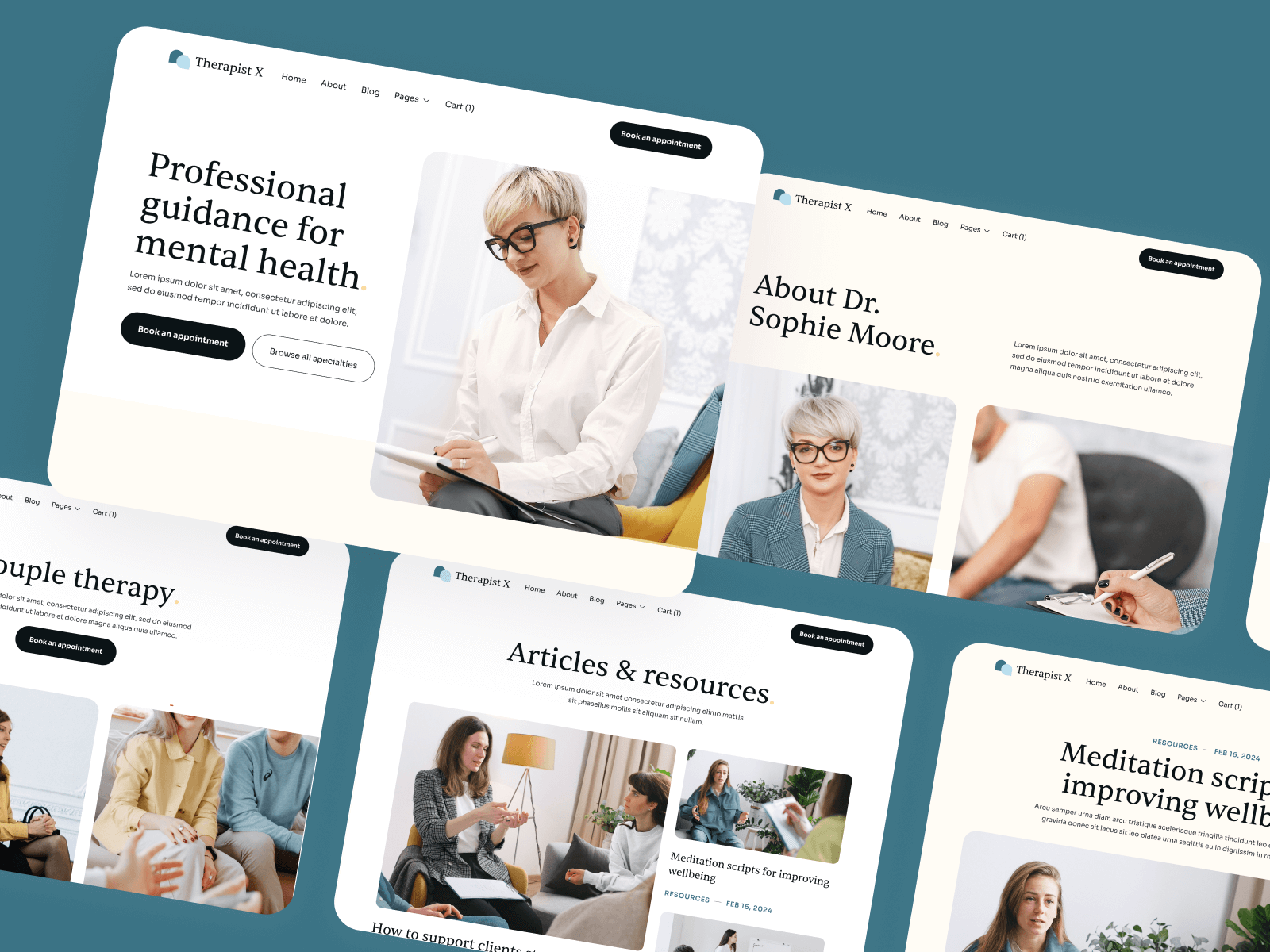 Psychotherapy Webflow Template