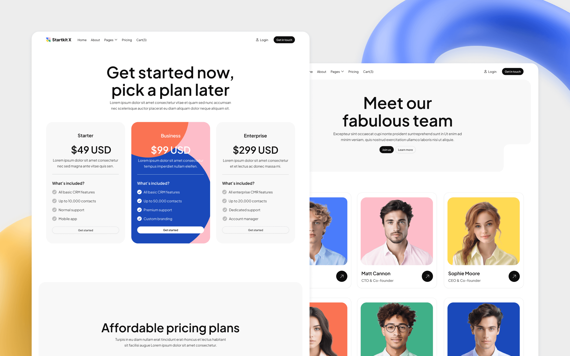 Modern Startup Webflow Template - Startkit X | BRIX Templates