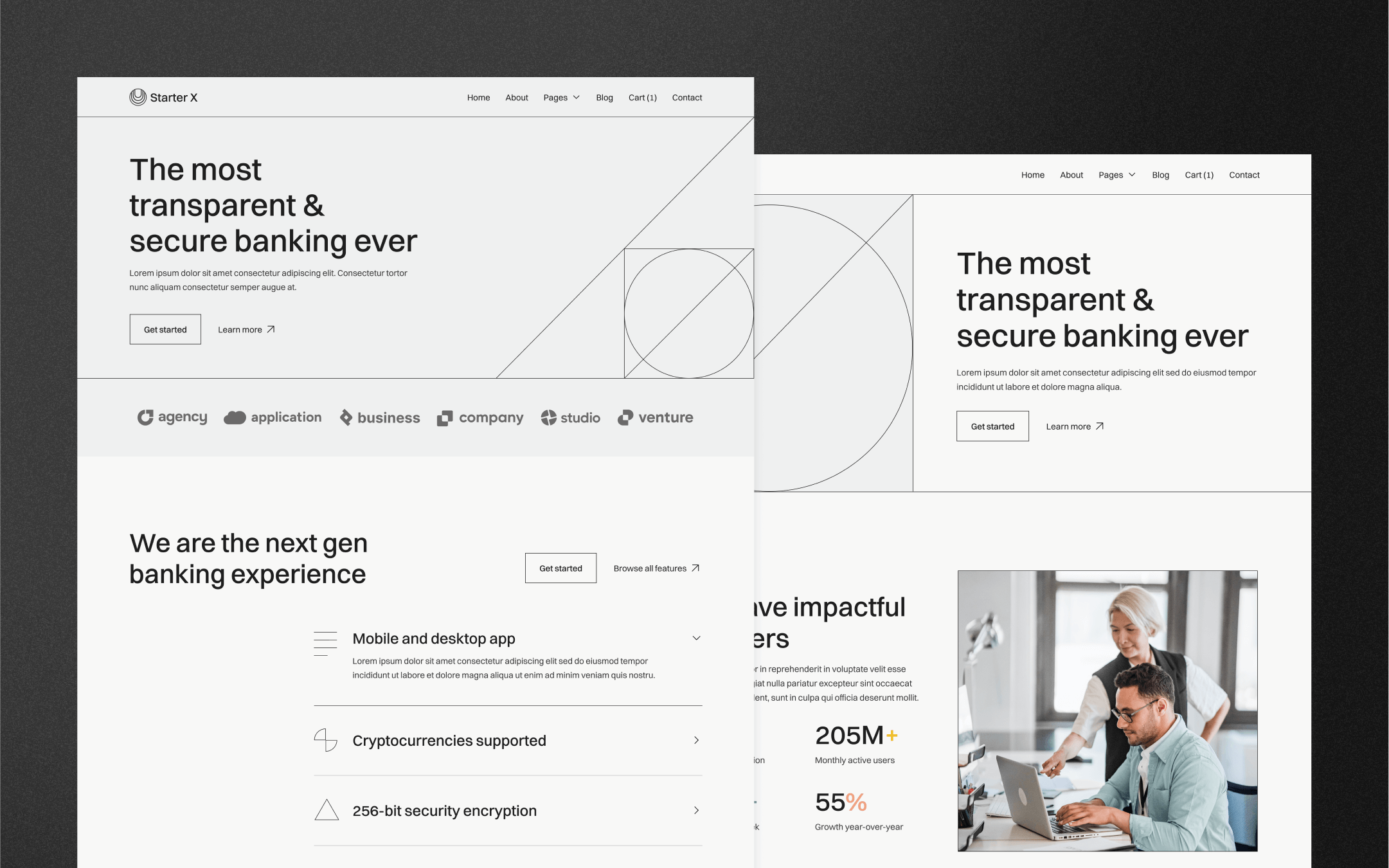 Clean Startup Webflow Template