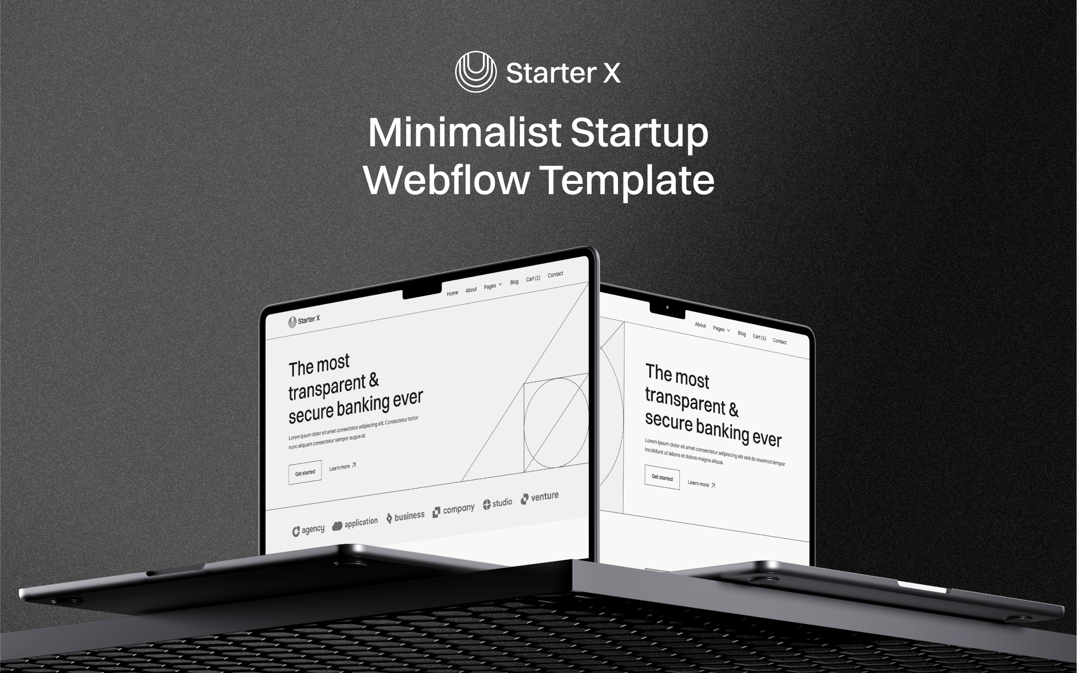 Minimalist Startup Webflow Template