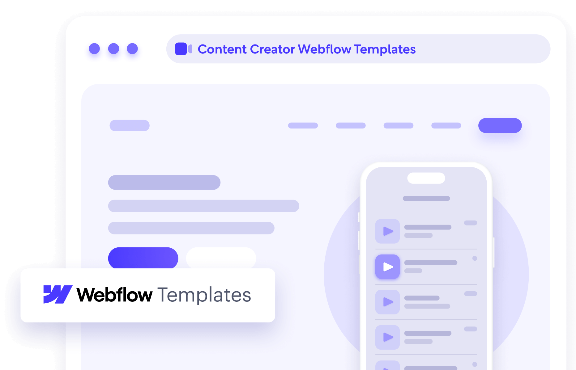 6+ Content Creator Webflow Templates | BRIX Templates