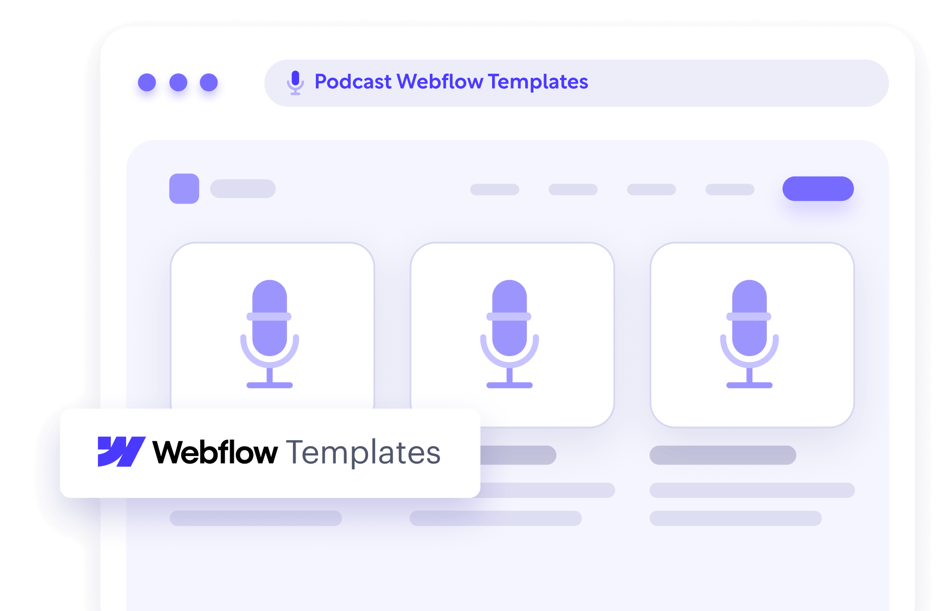 Podcast Webflow Templates