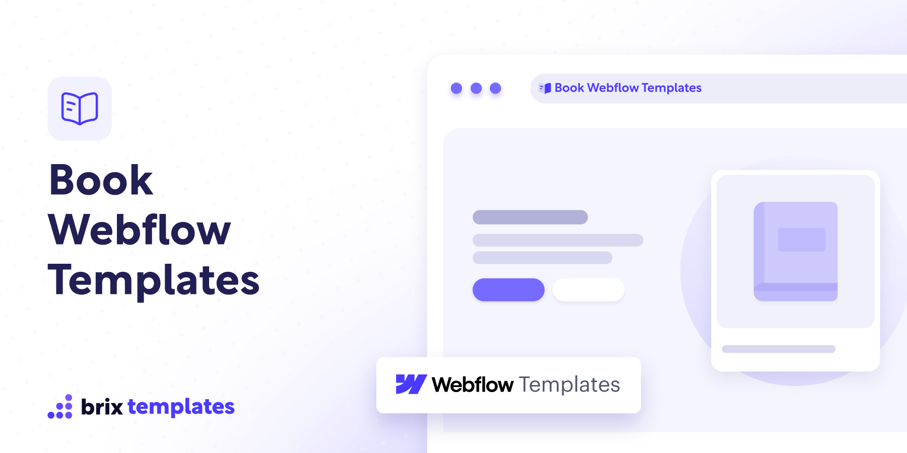 2 Book Webflow Templates Brix Templates