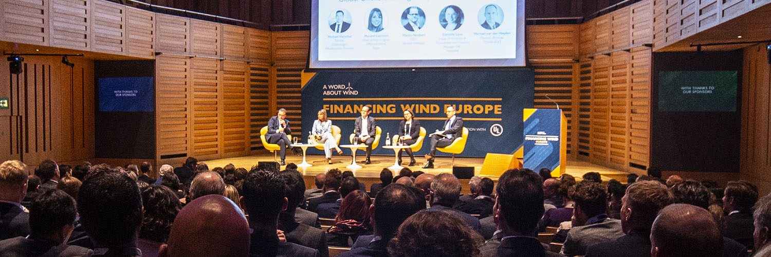 Speakers at Financing Wind Europe.
