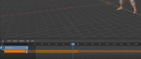 ノンリニア アニメーションを選択