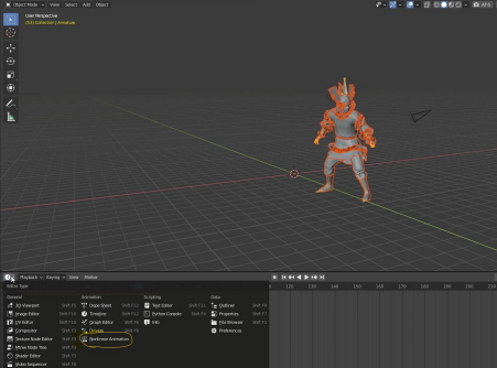 NLA エディターを使用する
