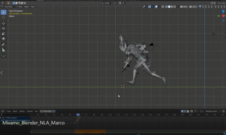 リグでボーンを選択します
