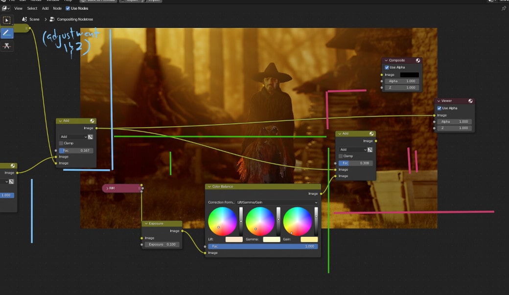Quick animation look development with Blender’s Light Groups