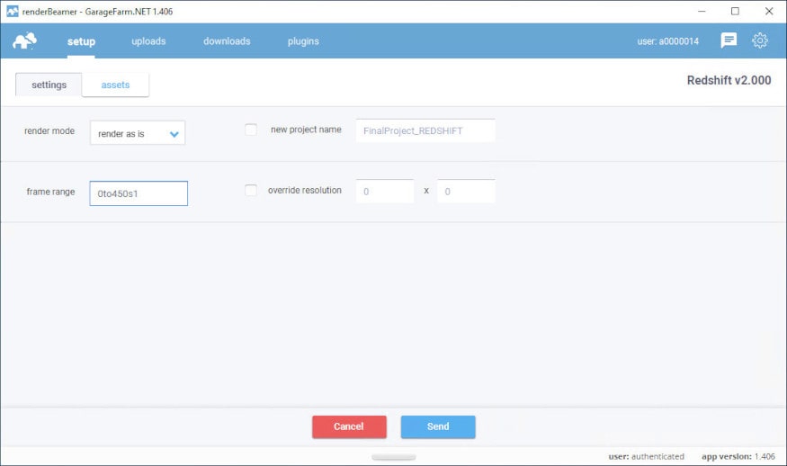 Redshift standalone (.rs)