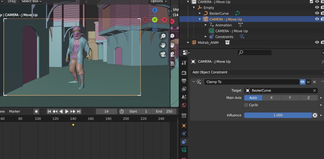 How to move cameras in Blender like a cinematographer using Cinepack