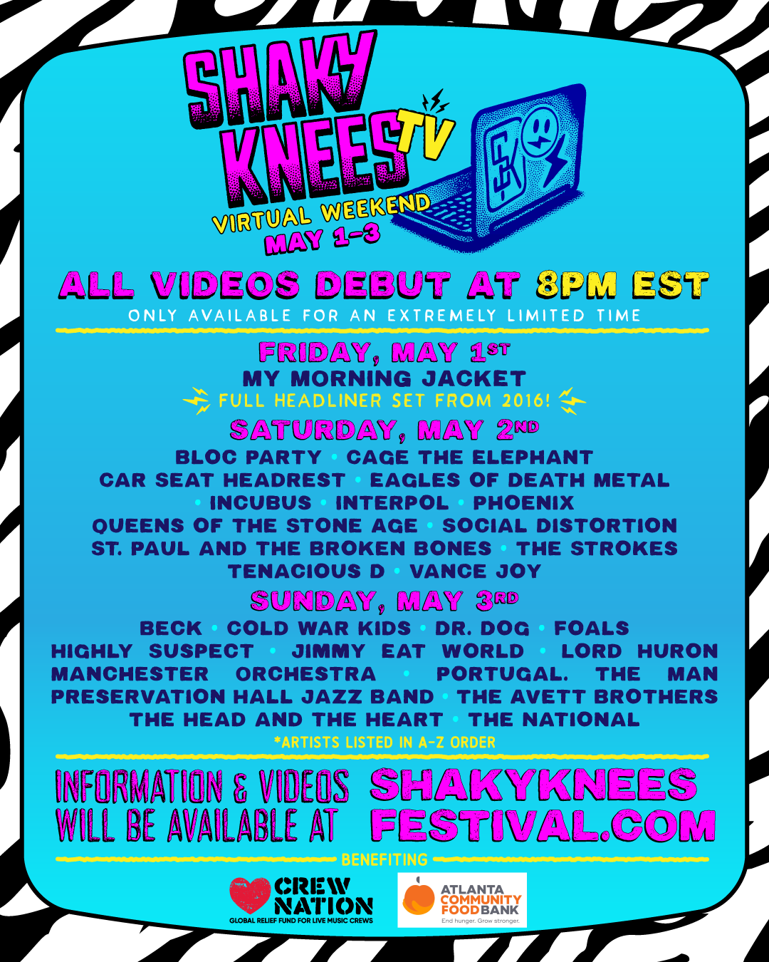 Shaky Knees 2023 Lineup 2023 Calendar
