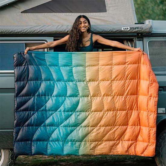 Down Puffy Blanket Rumpl